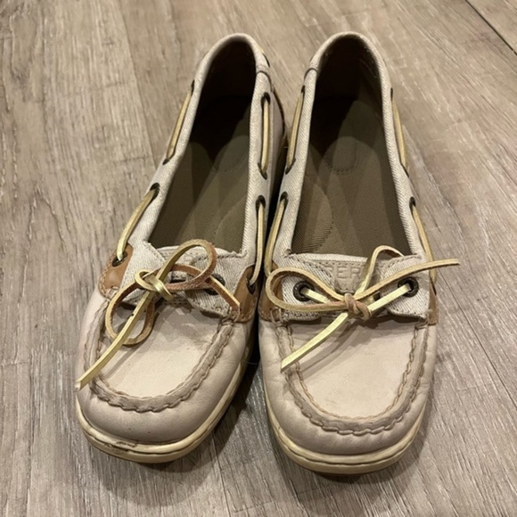 Sperry Top Sider Boat Shoes Beige 6.5 - Picture 5 of 16